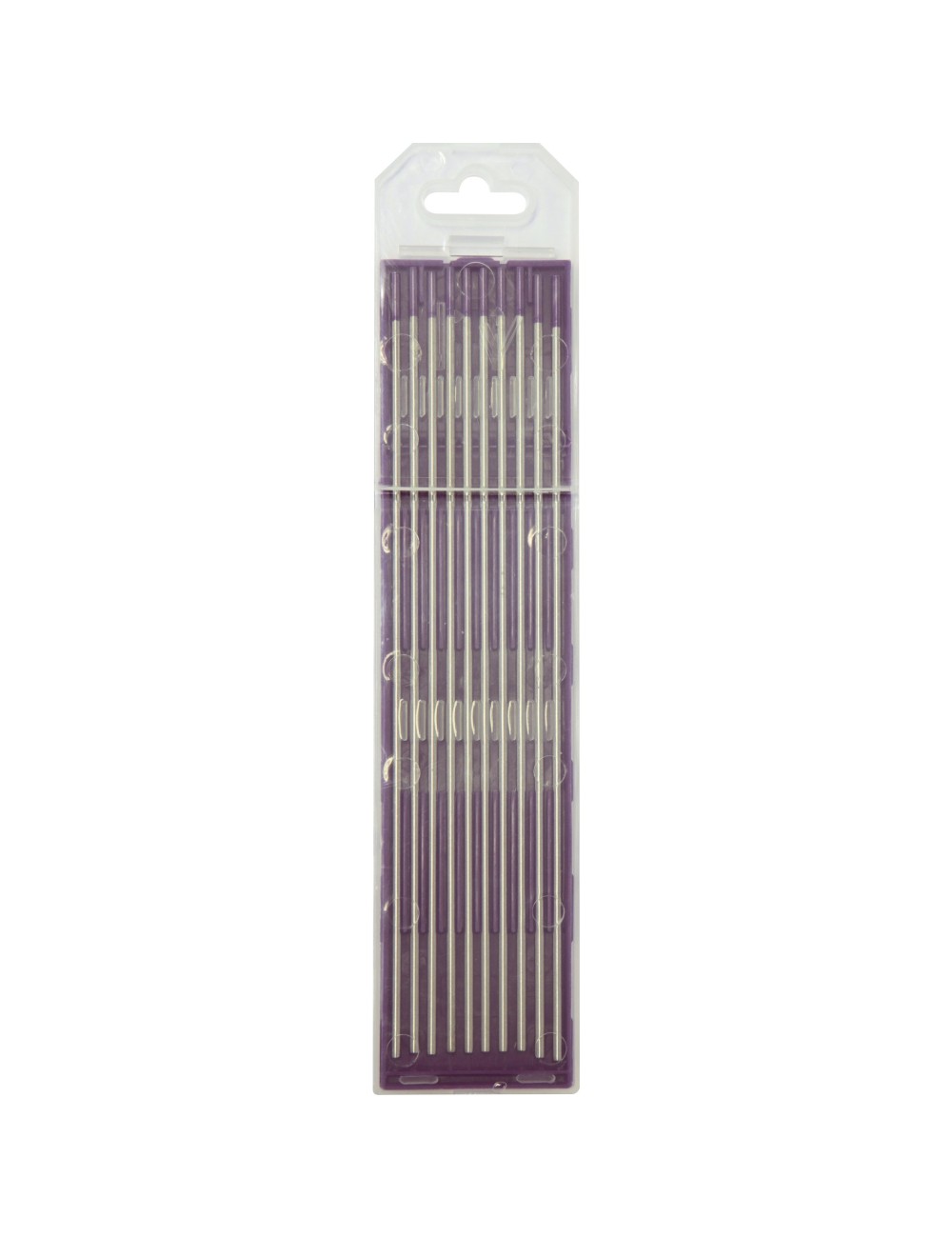 10 Electrodes - Tungsten E3 Ø1.6 - Purple (Ac/Dc - Aluminium/Steel)